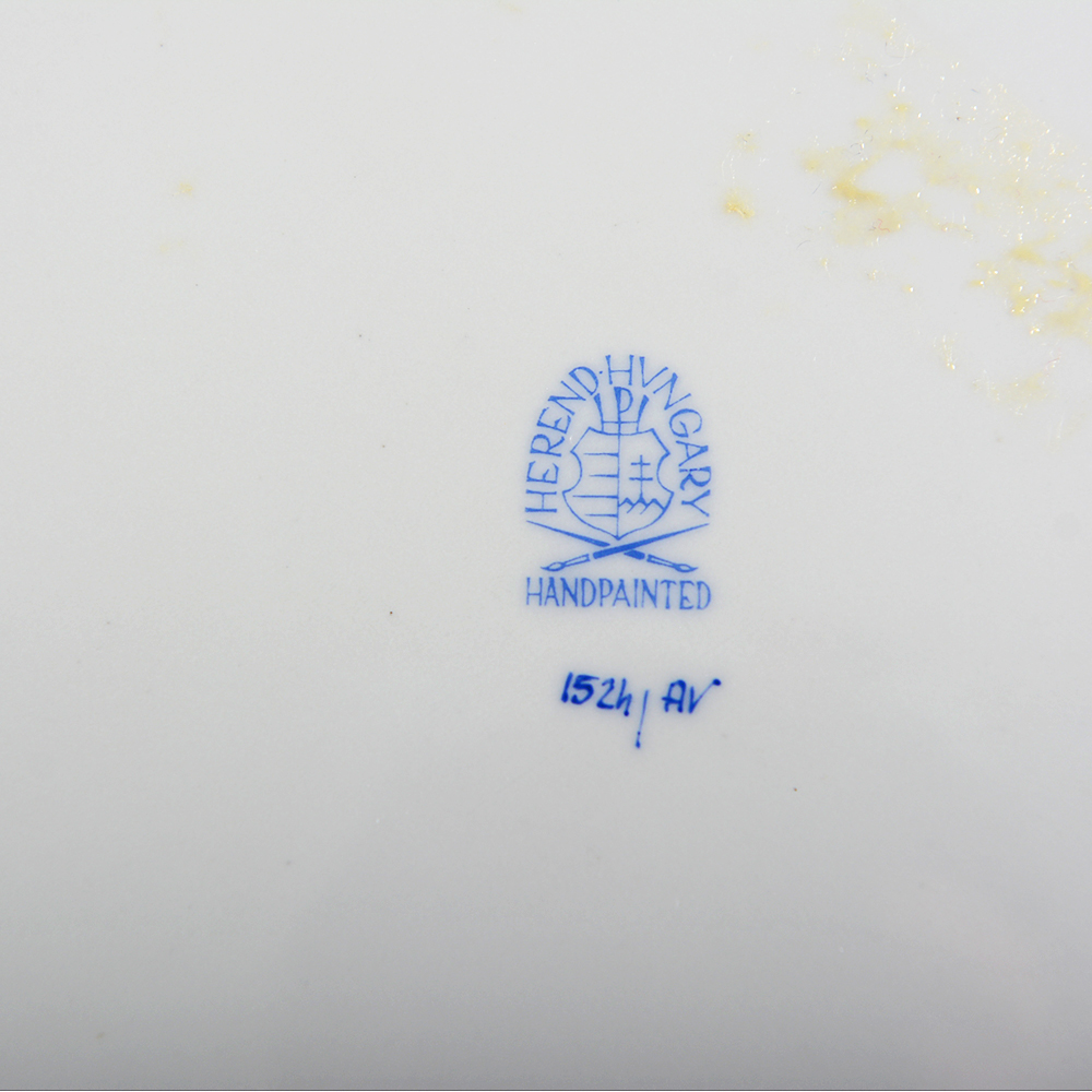 Herend Hungary 'Chinese Bouquet' Soup Tureen and Plate