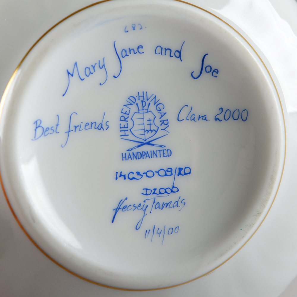 Herend Hungary 'Rothschild Bird' Sugar Bowl