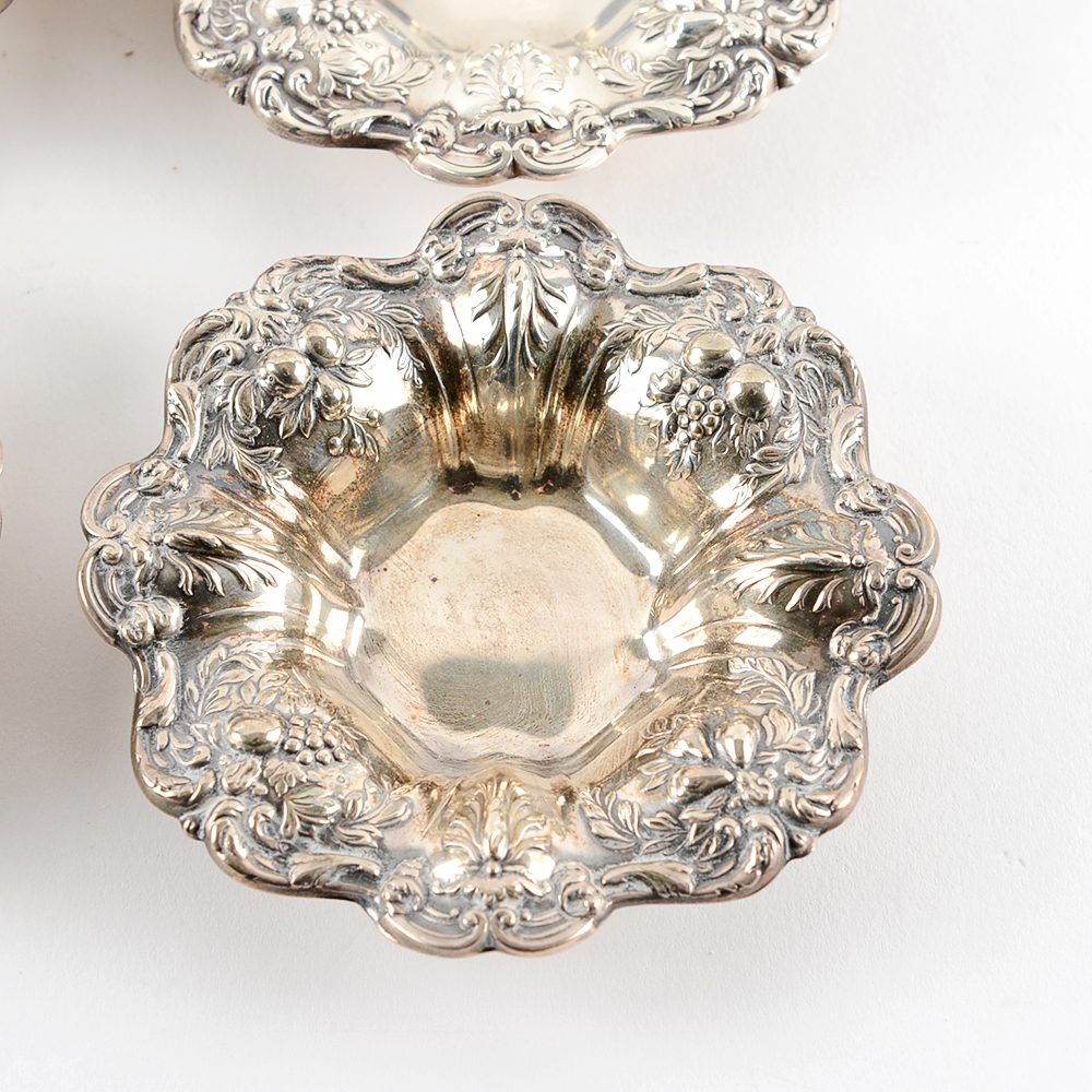 Reed & Barton "Francis I" Pattern Sterling Silver Nut Dishes