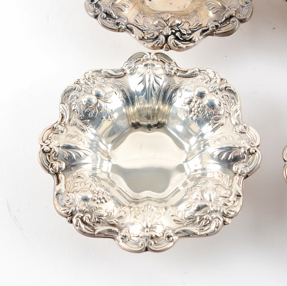 Reed & Barton "Francis I" Pattern Sterling Silver Nut Dishes