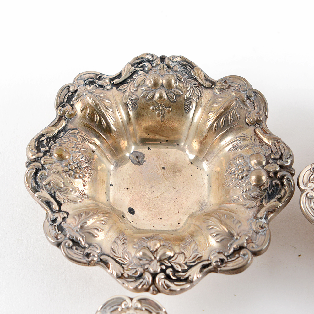 Reed & Barton "Francis I" Pattern Sterling Silver Nut Dishes