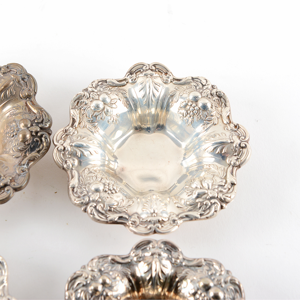 Reed & Barton "Francis I" Pattern Sterling Silver Nut Dishes