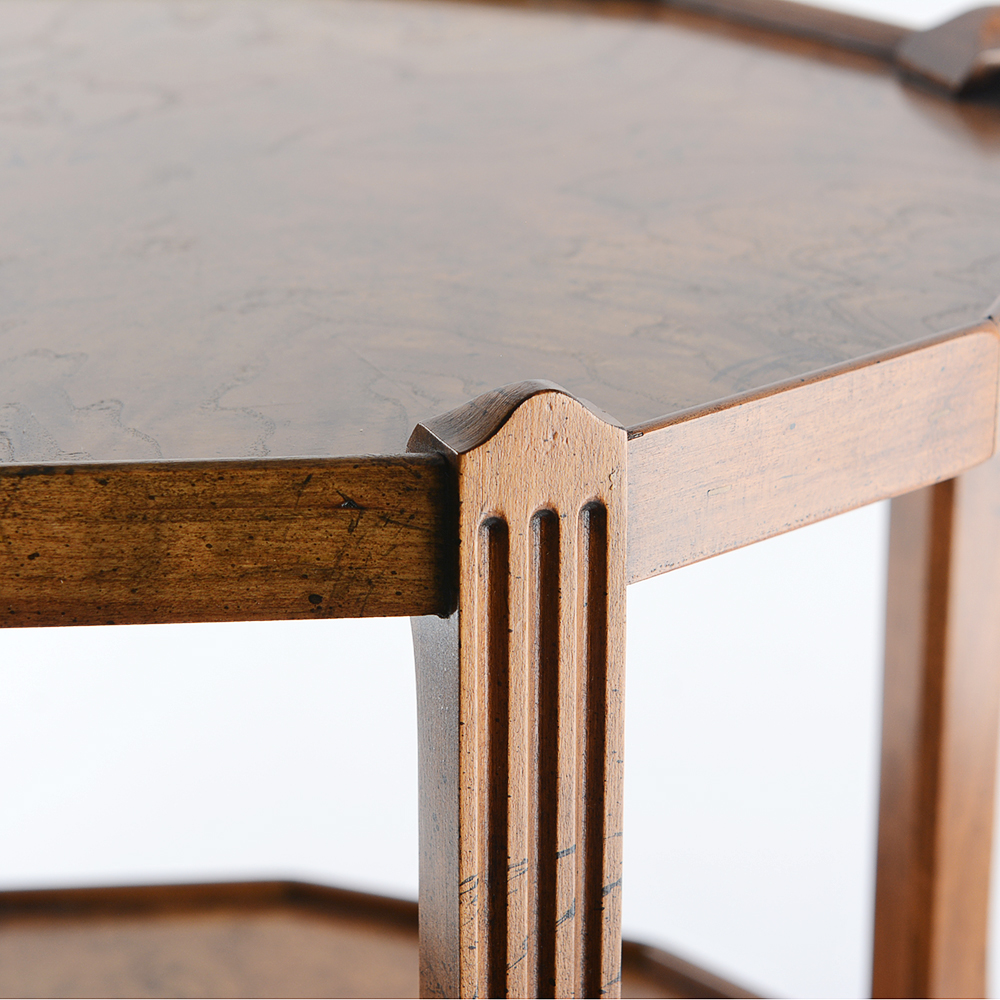 French Provincial Two Tier Accent Table