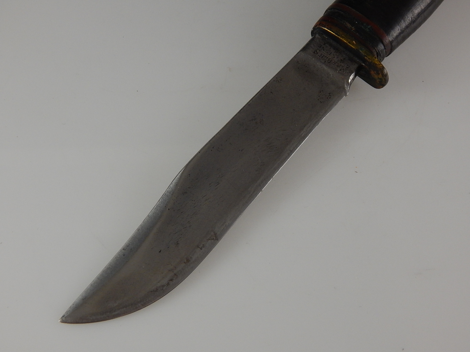 9" Marbles Misspelled Hunting Knife and Case Sheath