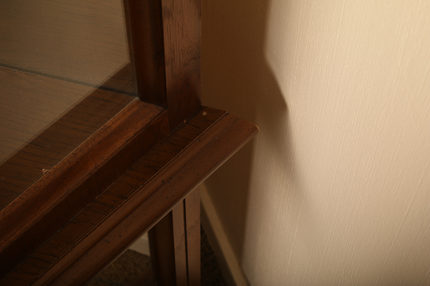 Lighted Corner Display Cabinet