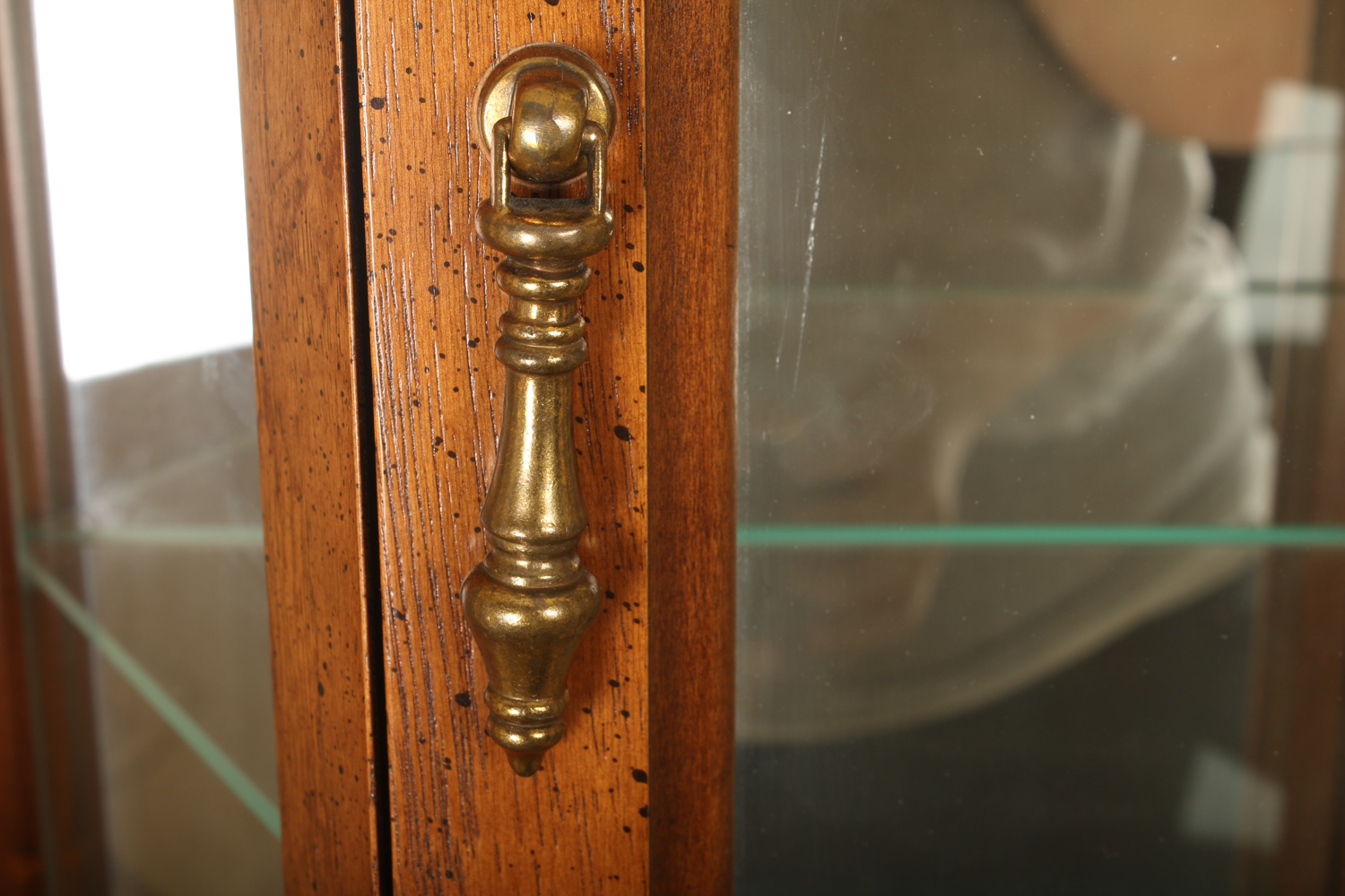 Lighted Corner Display Cabinet