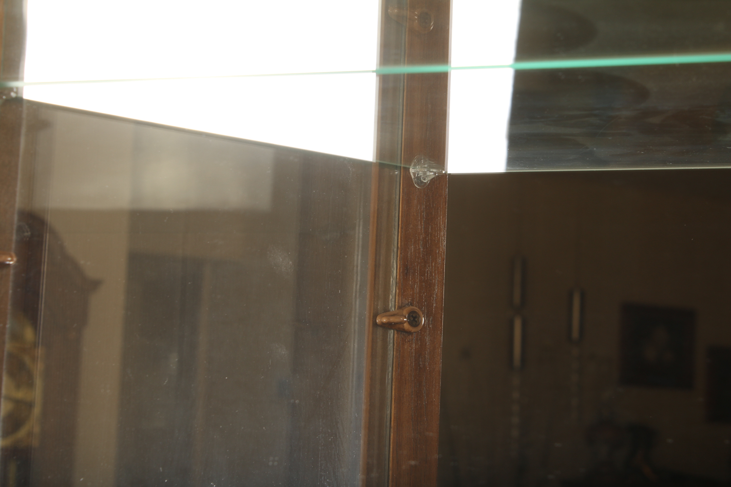 Lighted Corner Display Cabinet