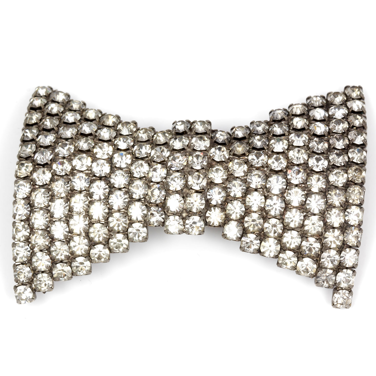 Vintage Rhinestone Bowtie Brooch