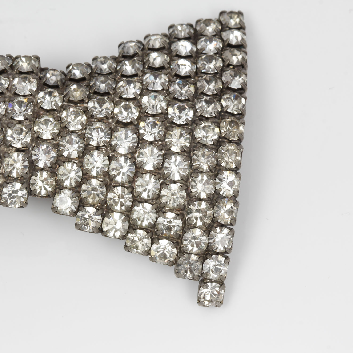 Vintage Rhinestone Bowtie Brooch