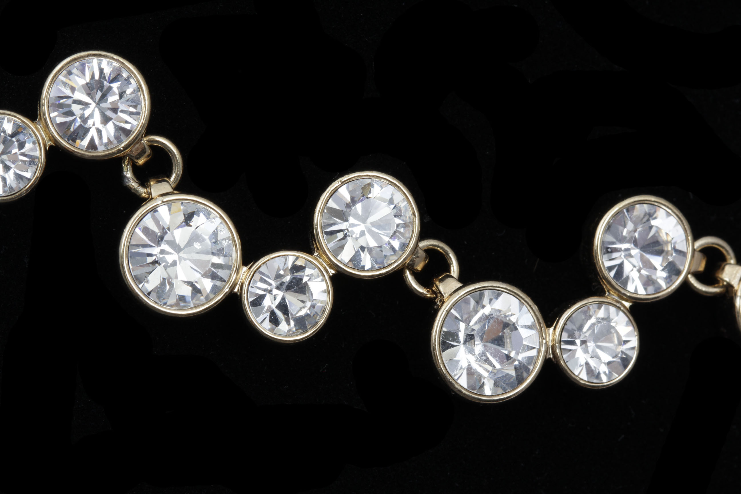 Contemporary Rhinestone Cocktail Necklace