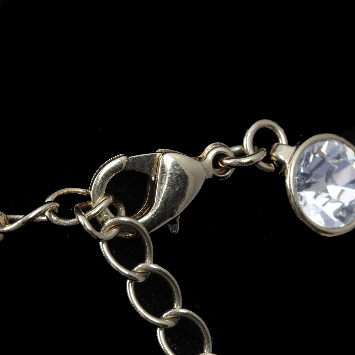 Contemporary Rhinestone Cocktail Necklace