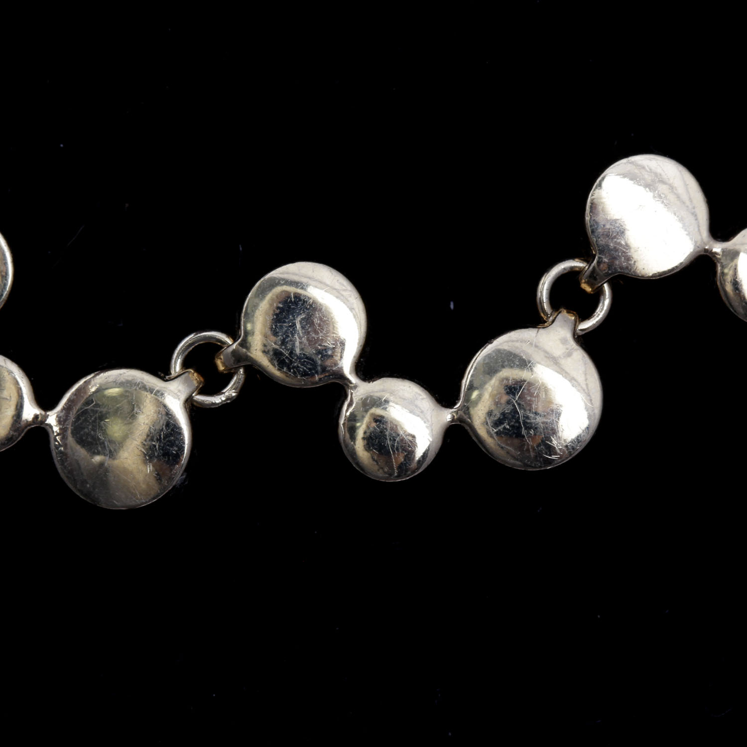 Contemporary Rhinestone Cocktail Necklace