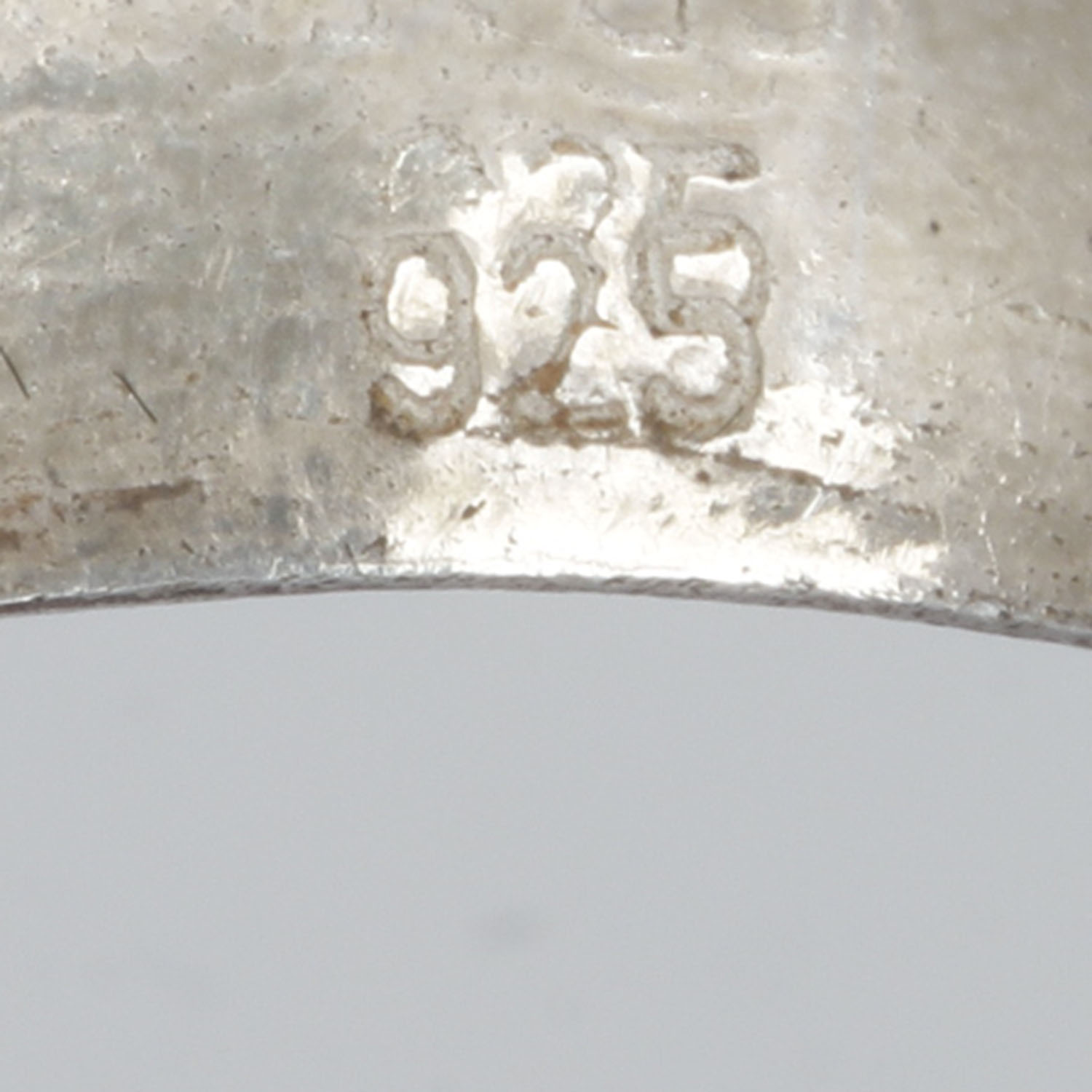 Pair of Sterling Silver Stacy Givon Israel  Modernist Earrings