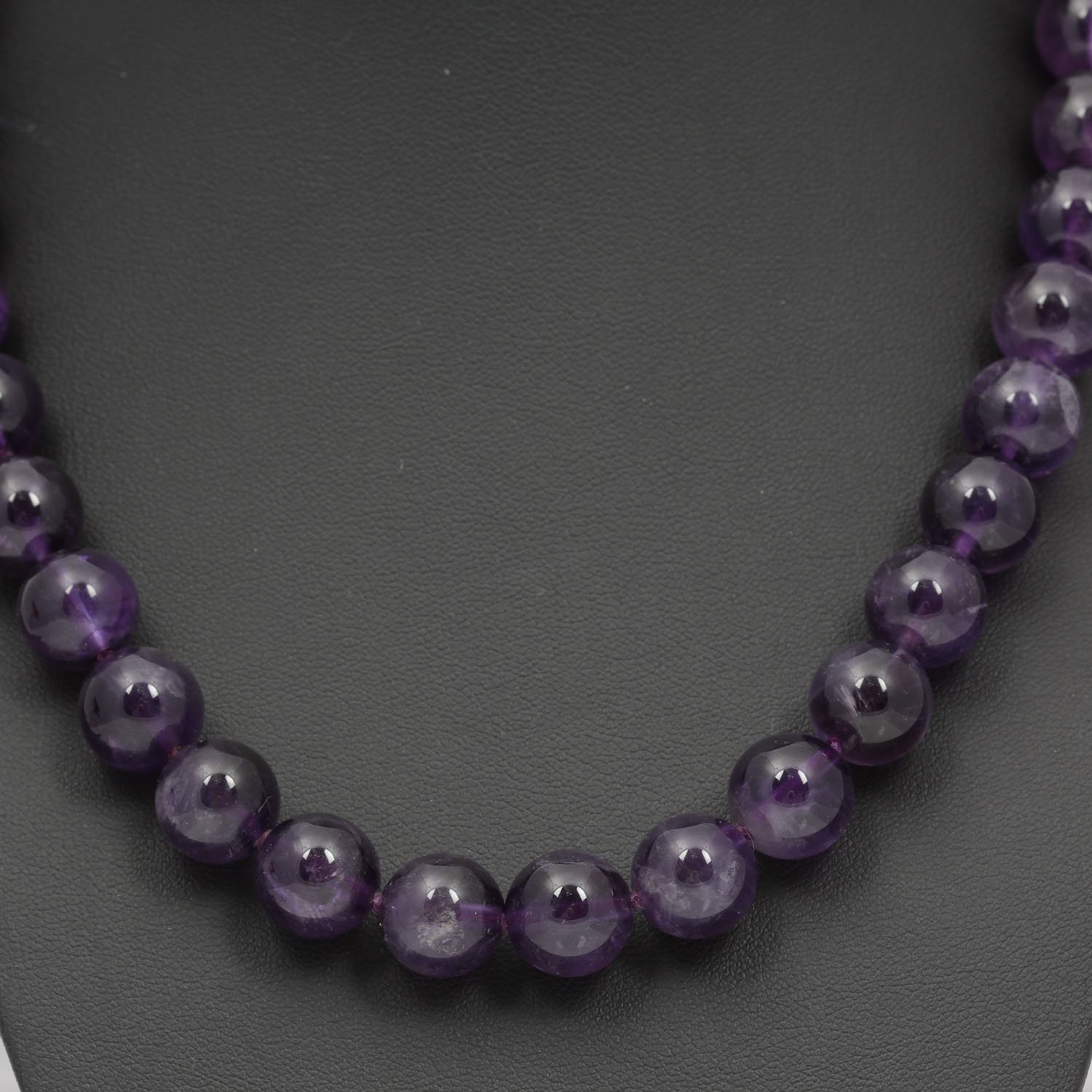 Amethyst Beaded Necklace