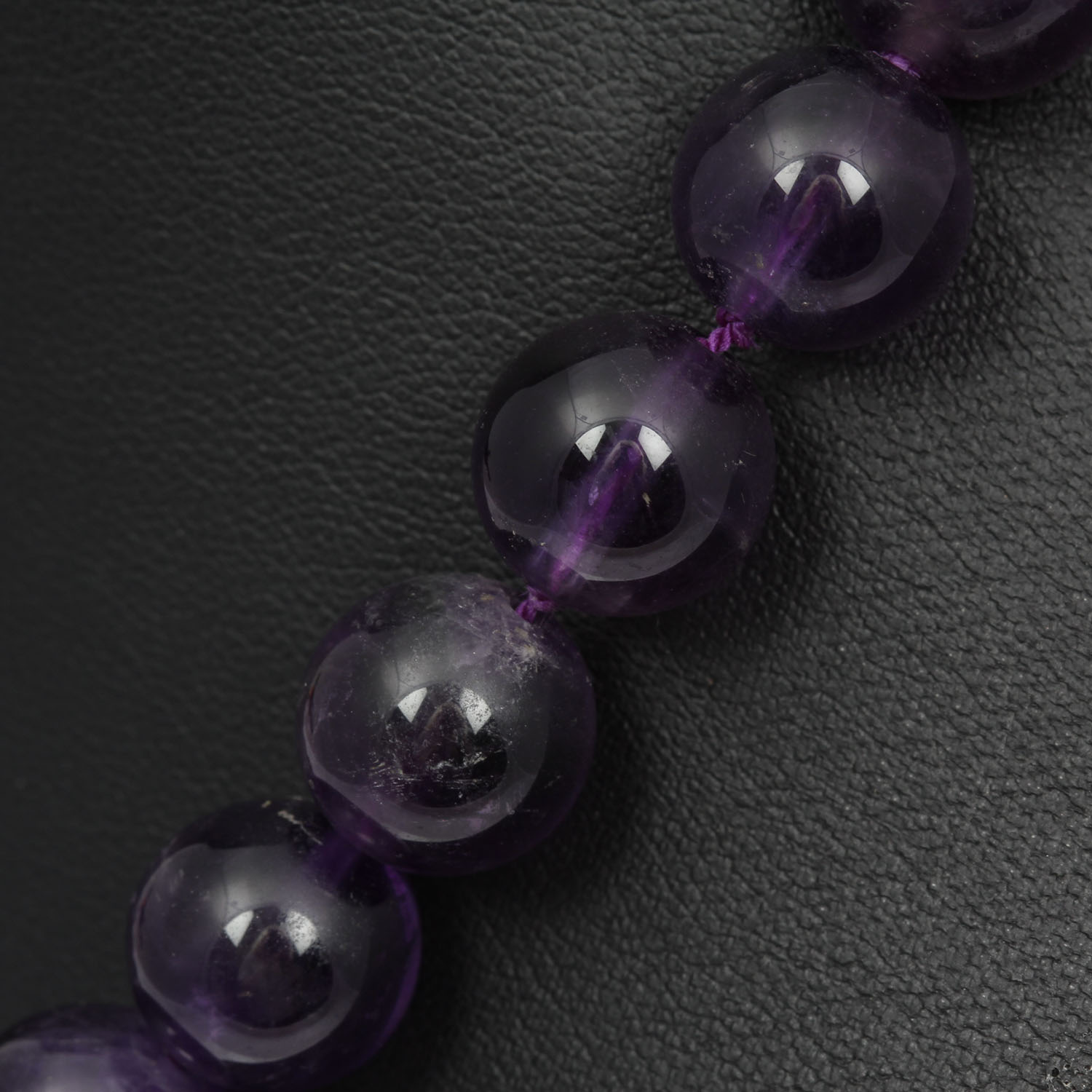 Amethyst Beaded Necklace