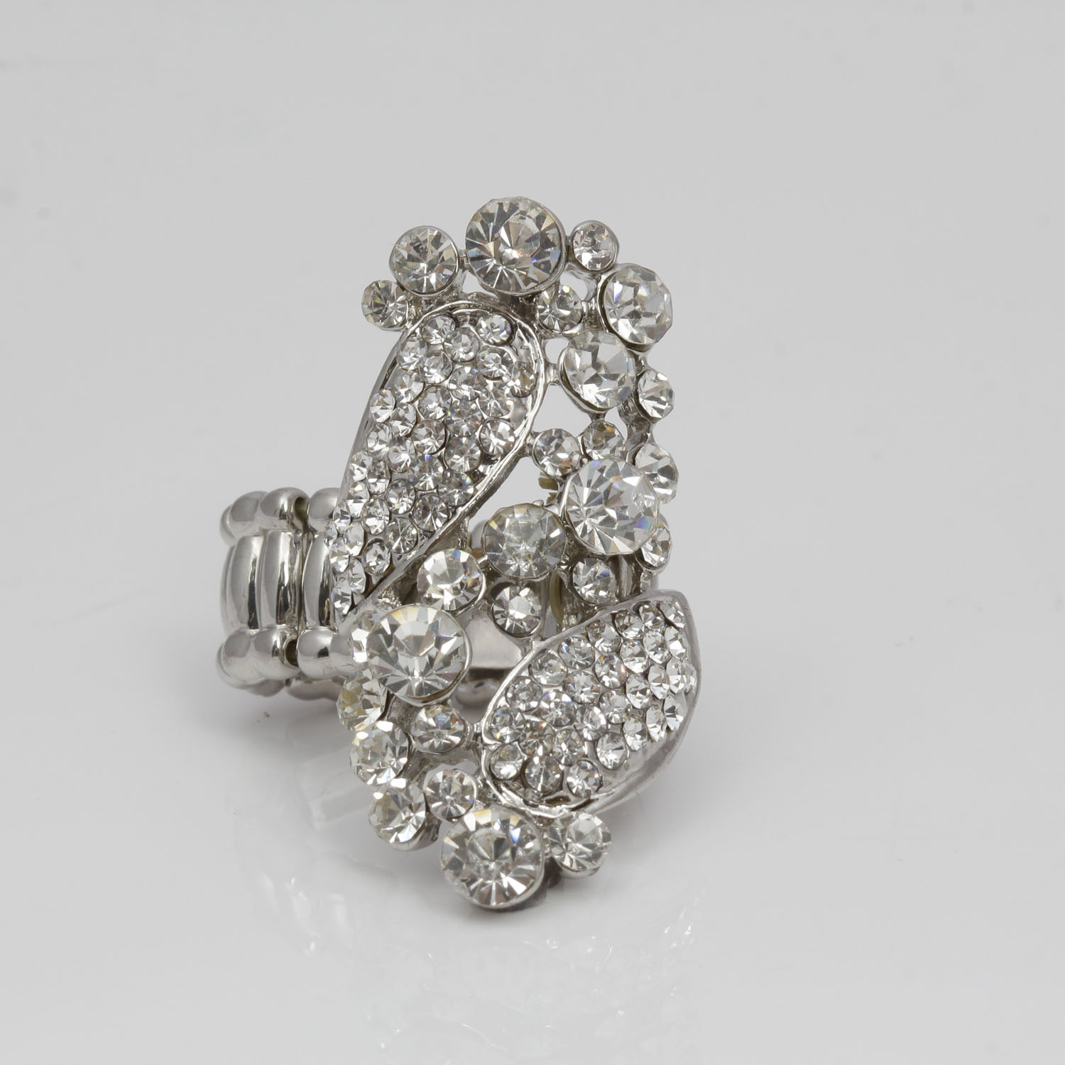 Trio of Rhinestone Rings