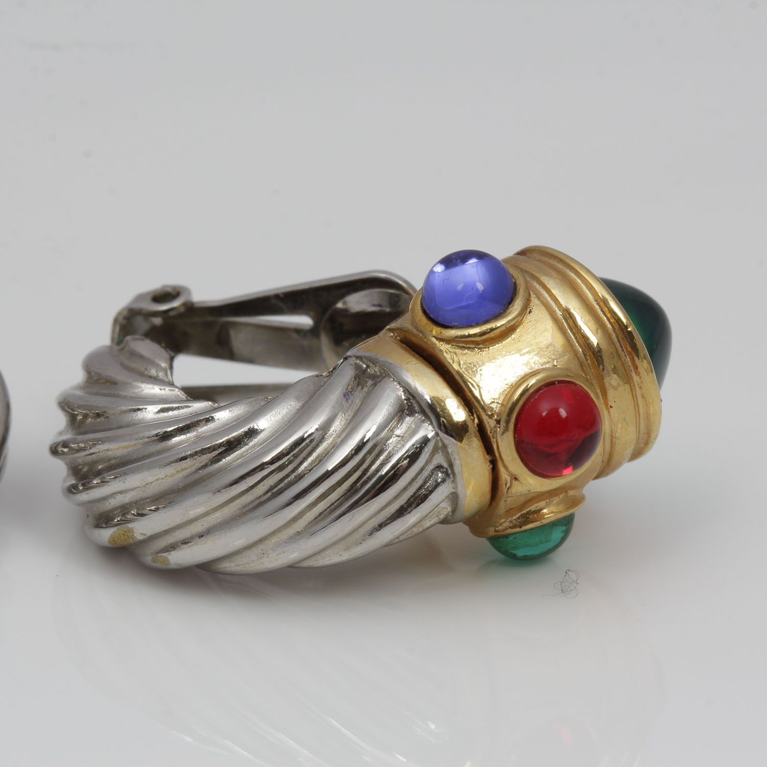 Vintage Cable Bracelet and Earrings