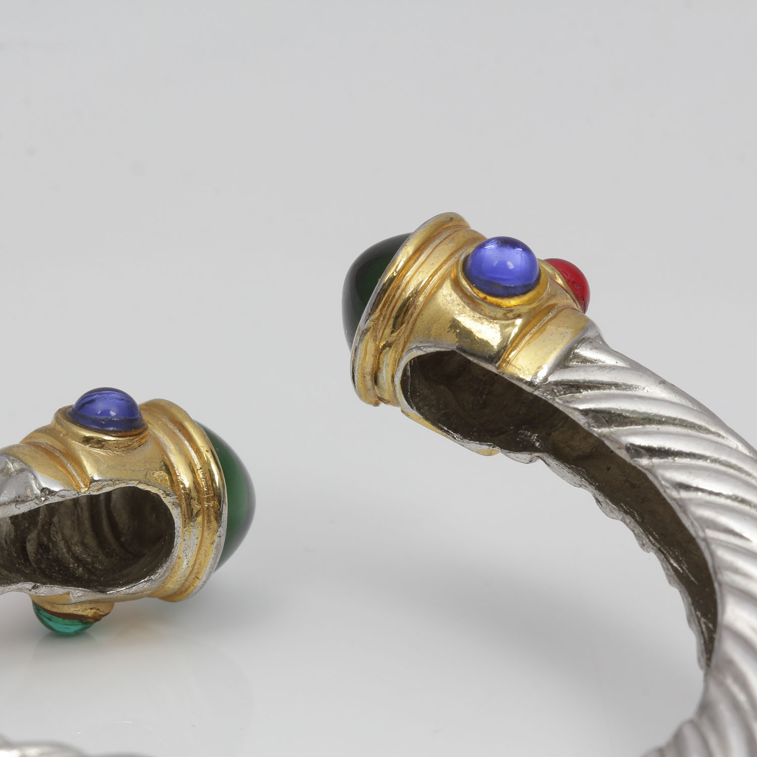 Vintage Cable Bracelet and Earrings