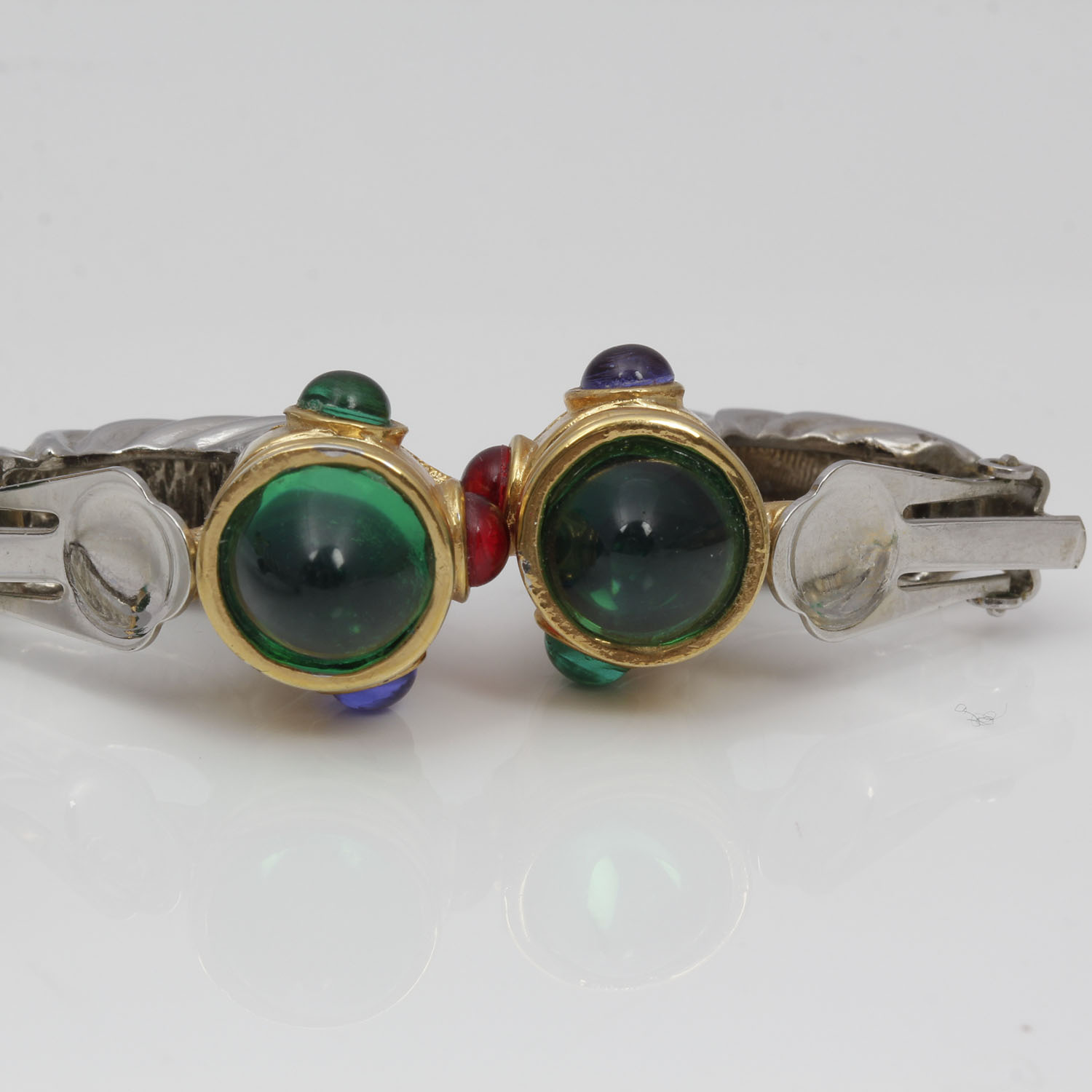 Vintage Cable Bracelet and Earrings