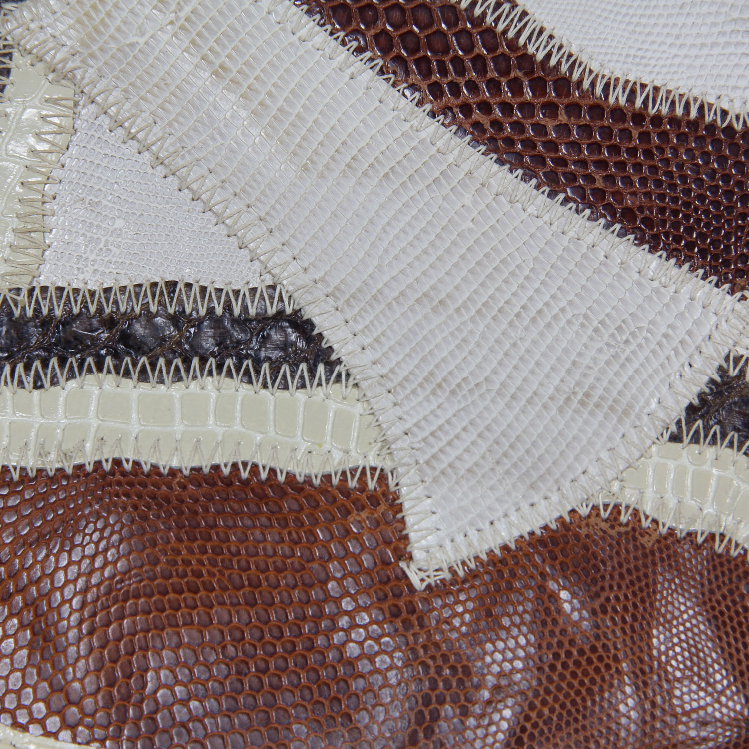 Large Vintage Snakeskin and Lizard Skin Varon Clutch