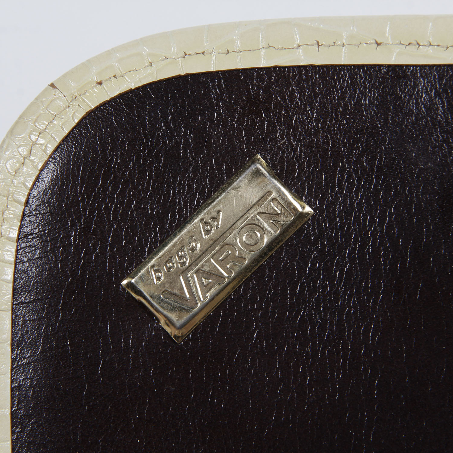 Large Vintage Snakeskin and Lizard Skin Varon Clutch