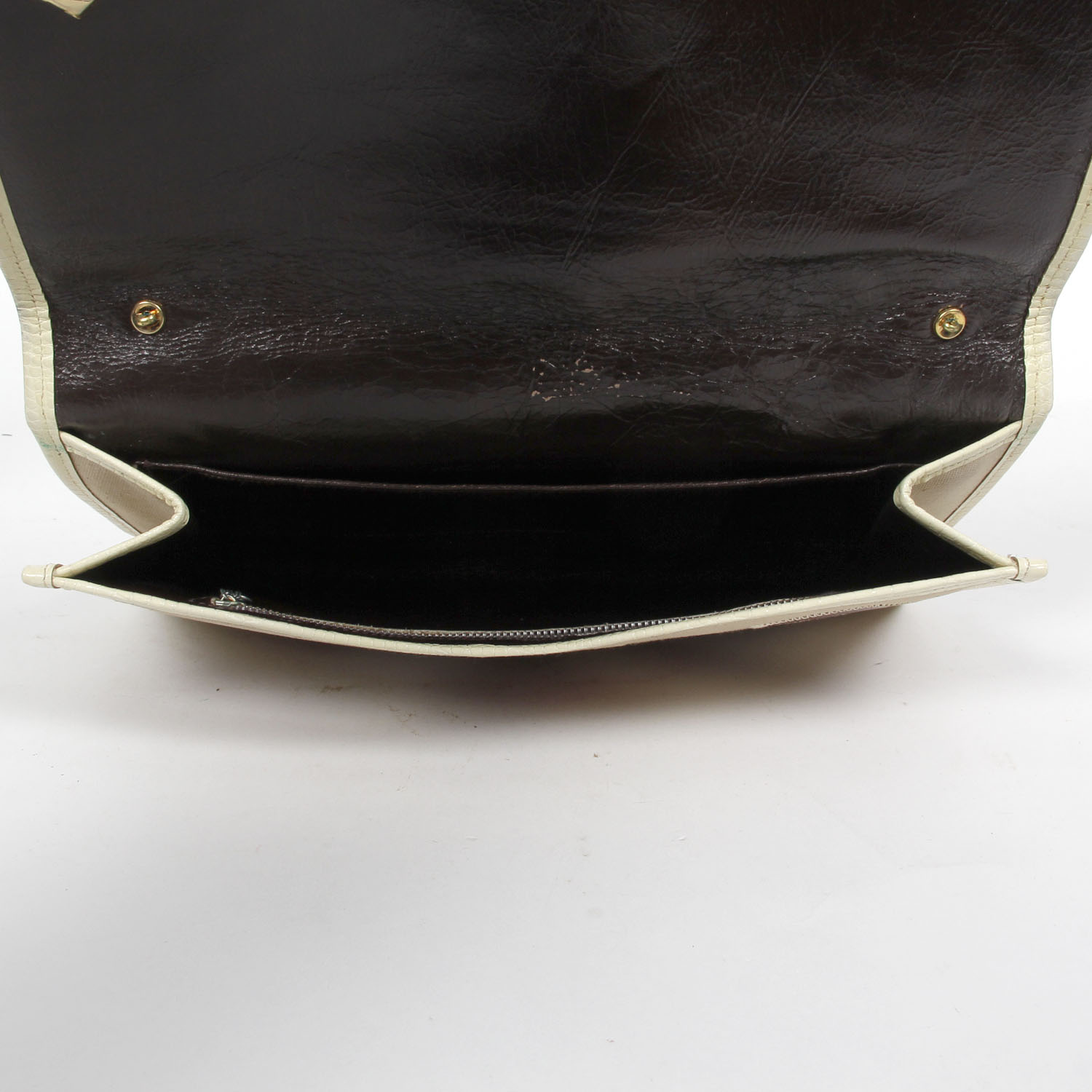 Large Vintage Snakeskin and Lizard Skin Varon Clutch