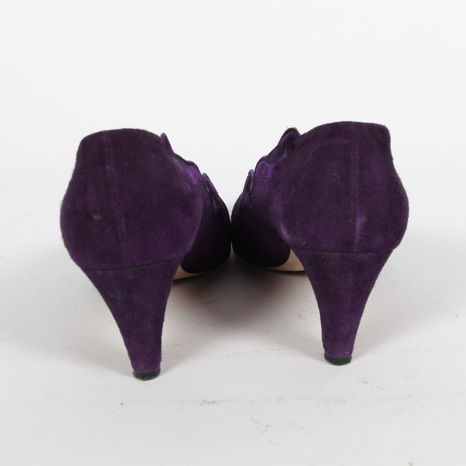 Pair of Vintage Escada Purple Suede Pumps Size 7