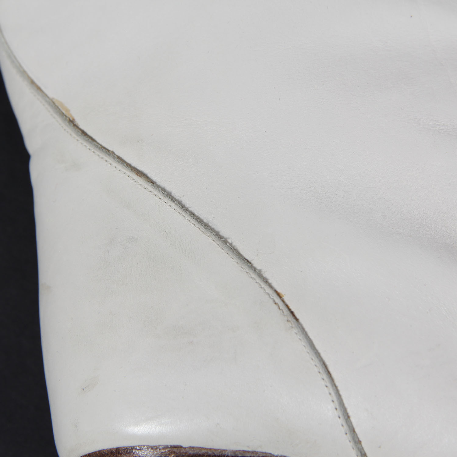 Pair of Oscar De La Renta Vintage 1970s Leather High Heel Boots