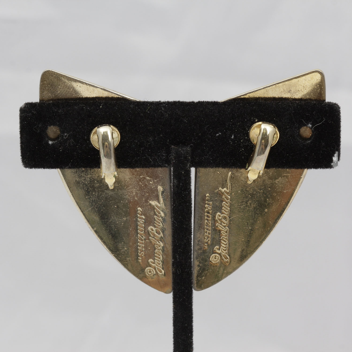 Vintage Laurel Burch Shizumi Enameled Earrings