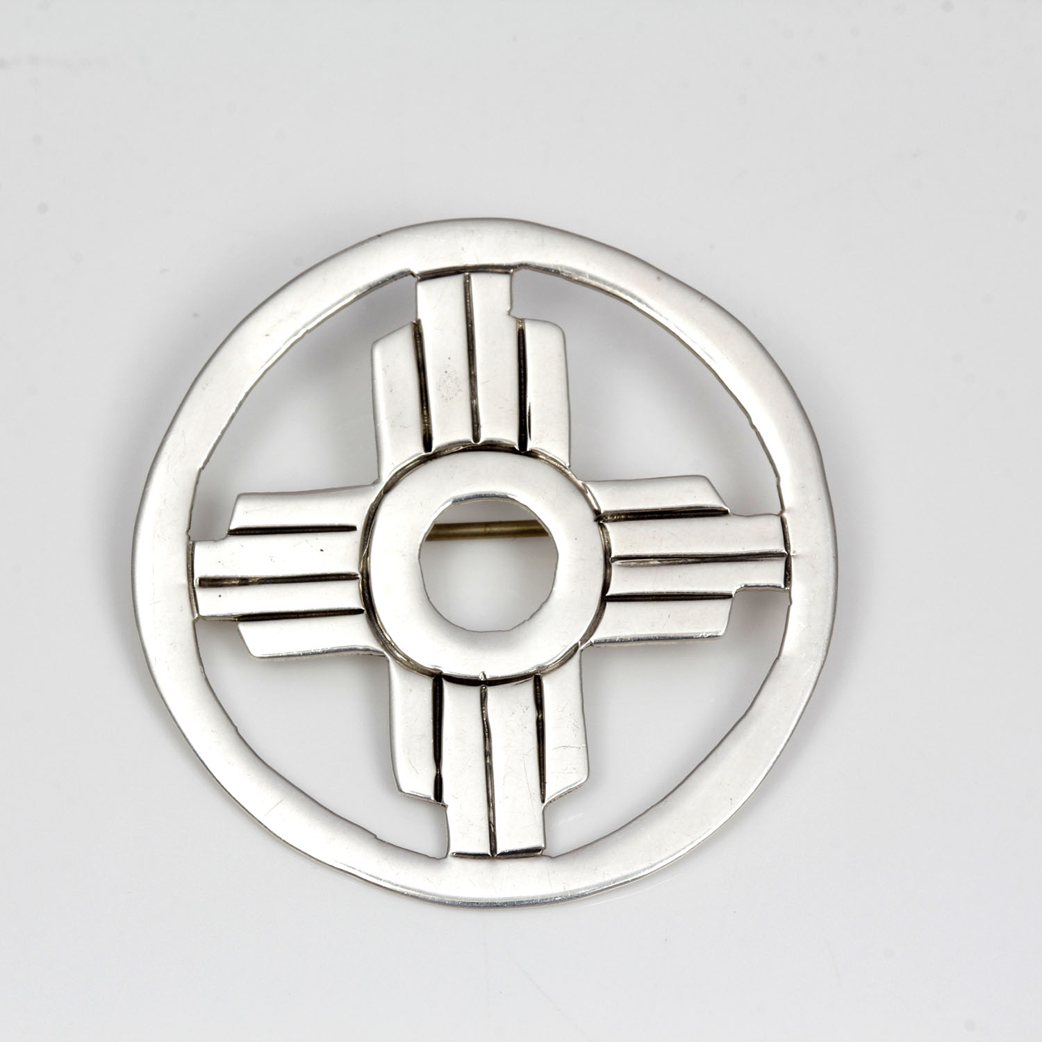 Vintage Sterling Silver Signed Brooch