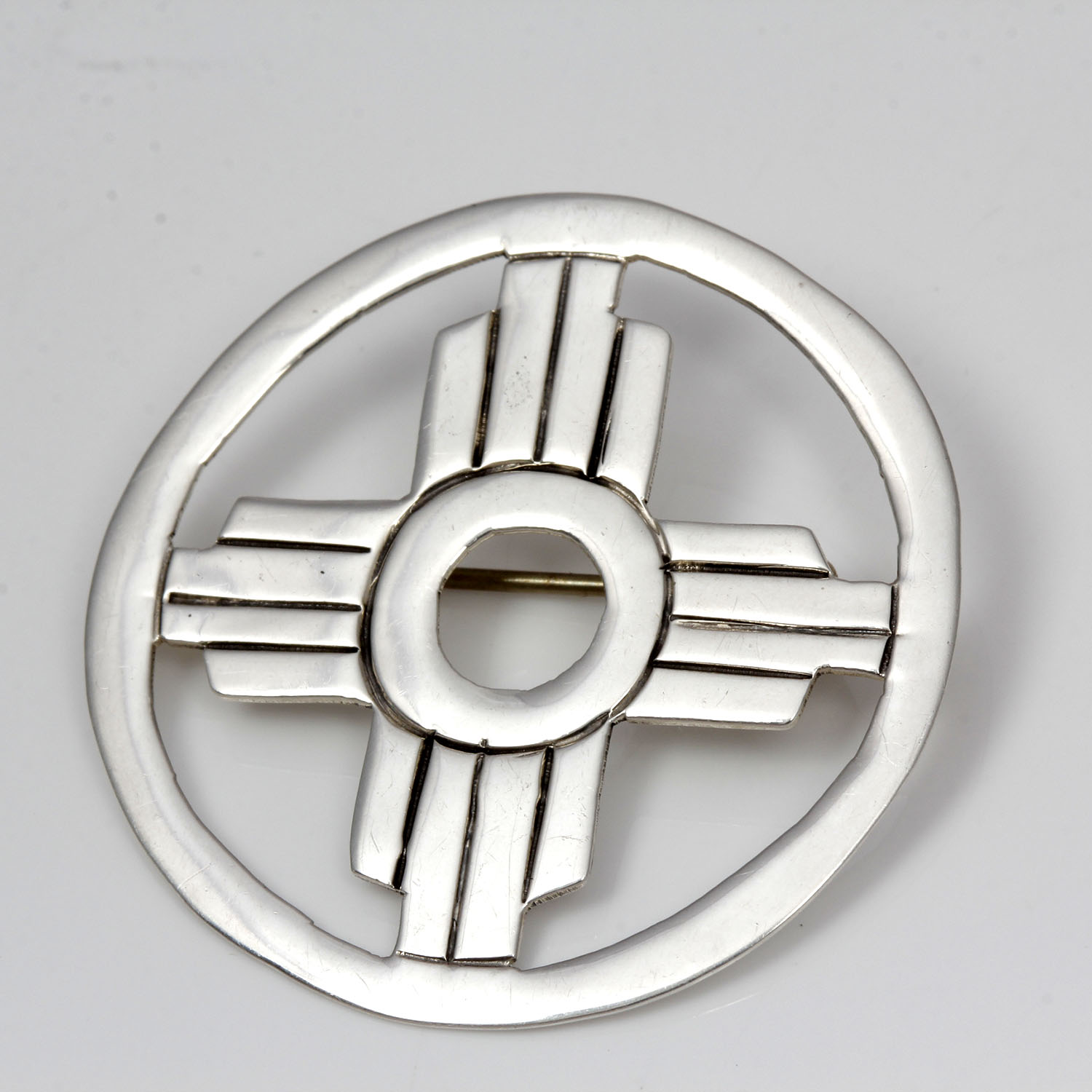 Vintage Sterling Silver Signed Brooch