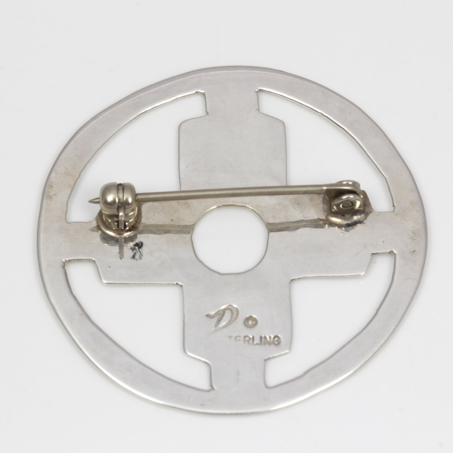 Vintage Sterling Silver Signed Brooch