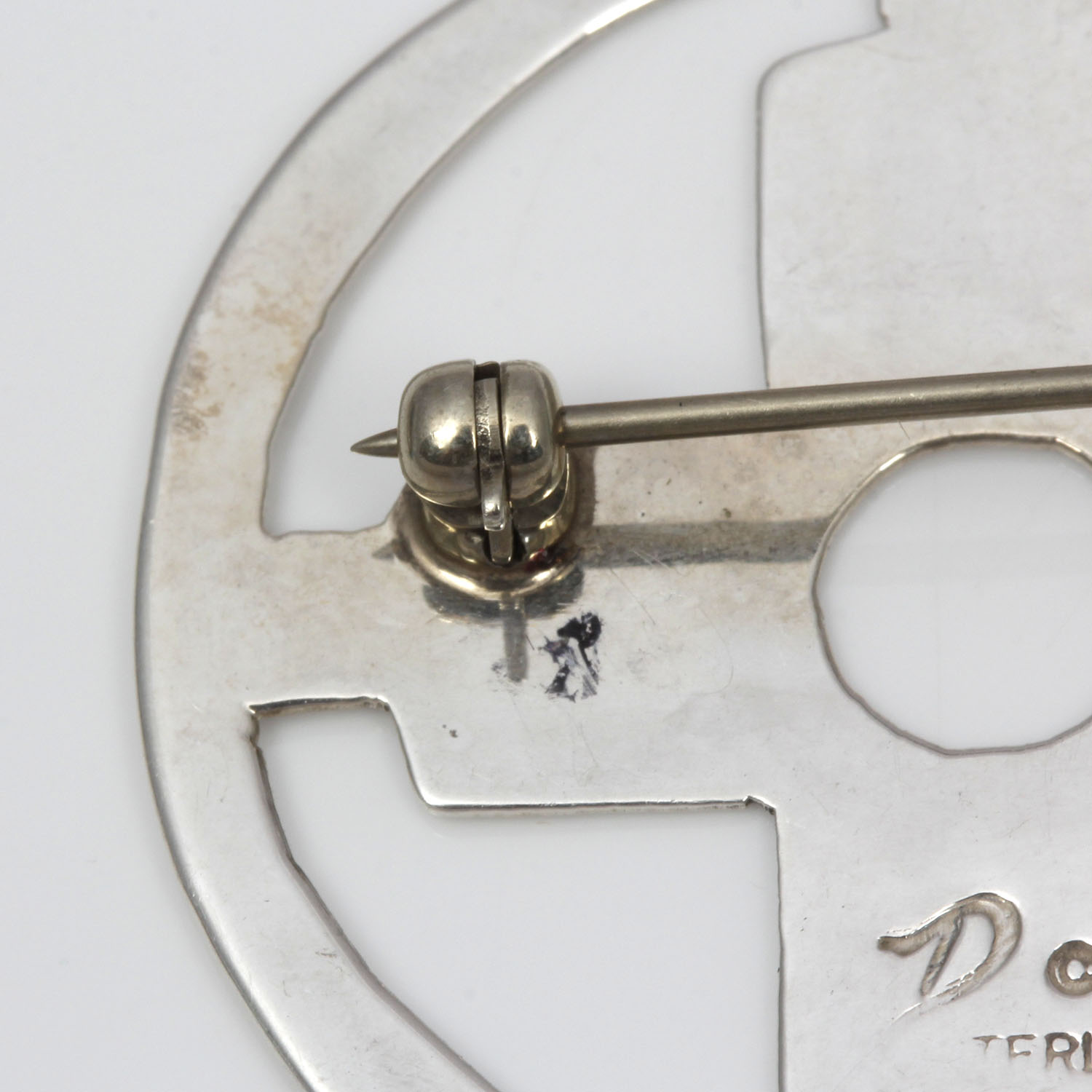 Vintage Sterling Silver Signed Brooch