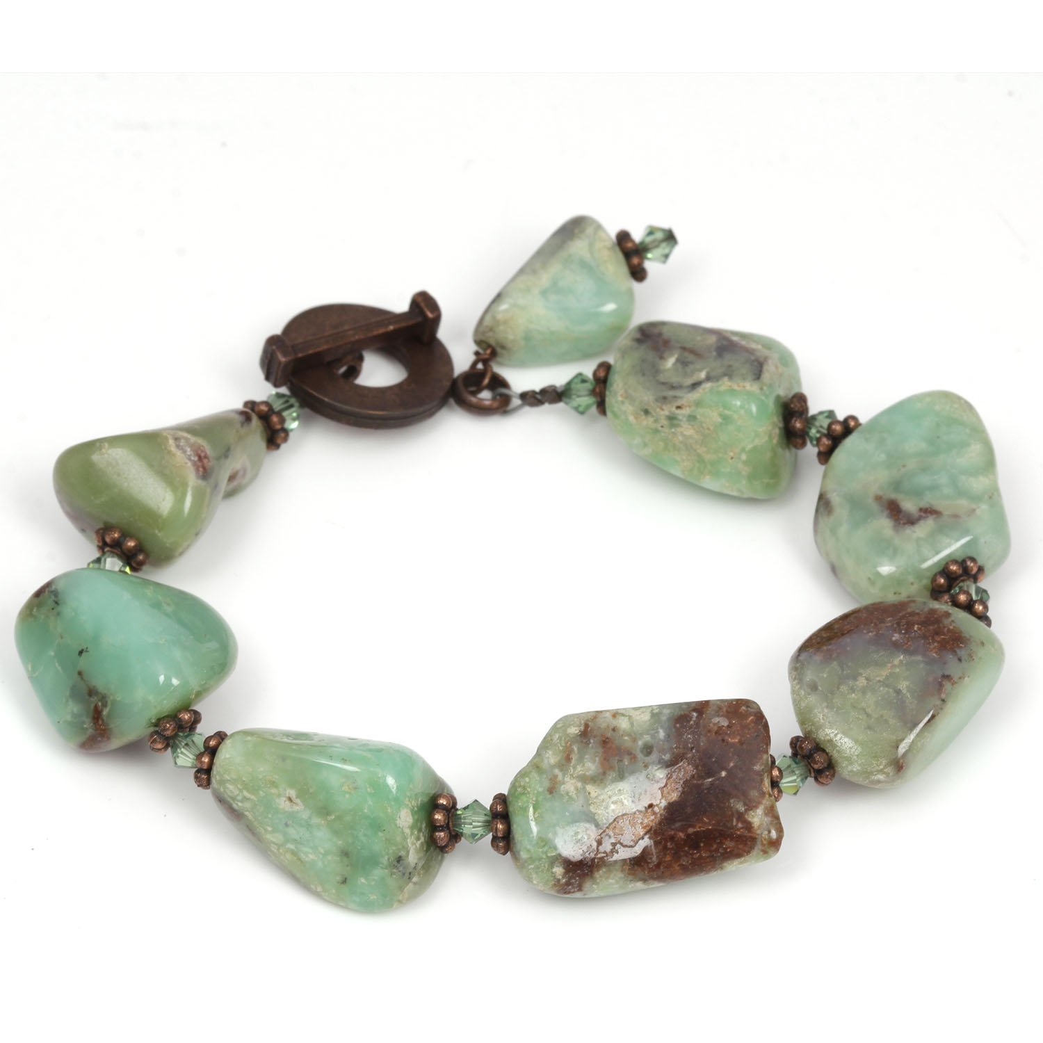Chyrsoprase Australian Jade Bracelet