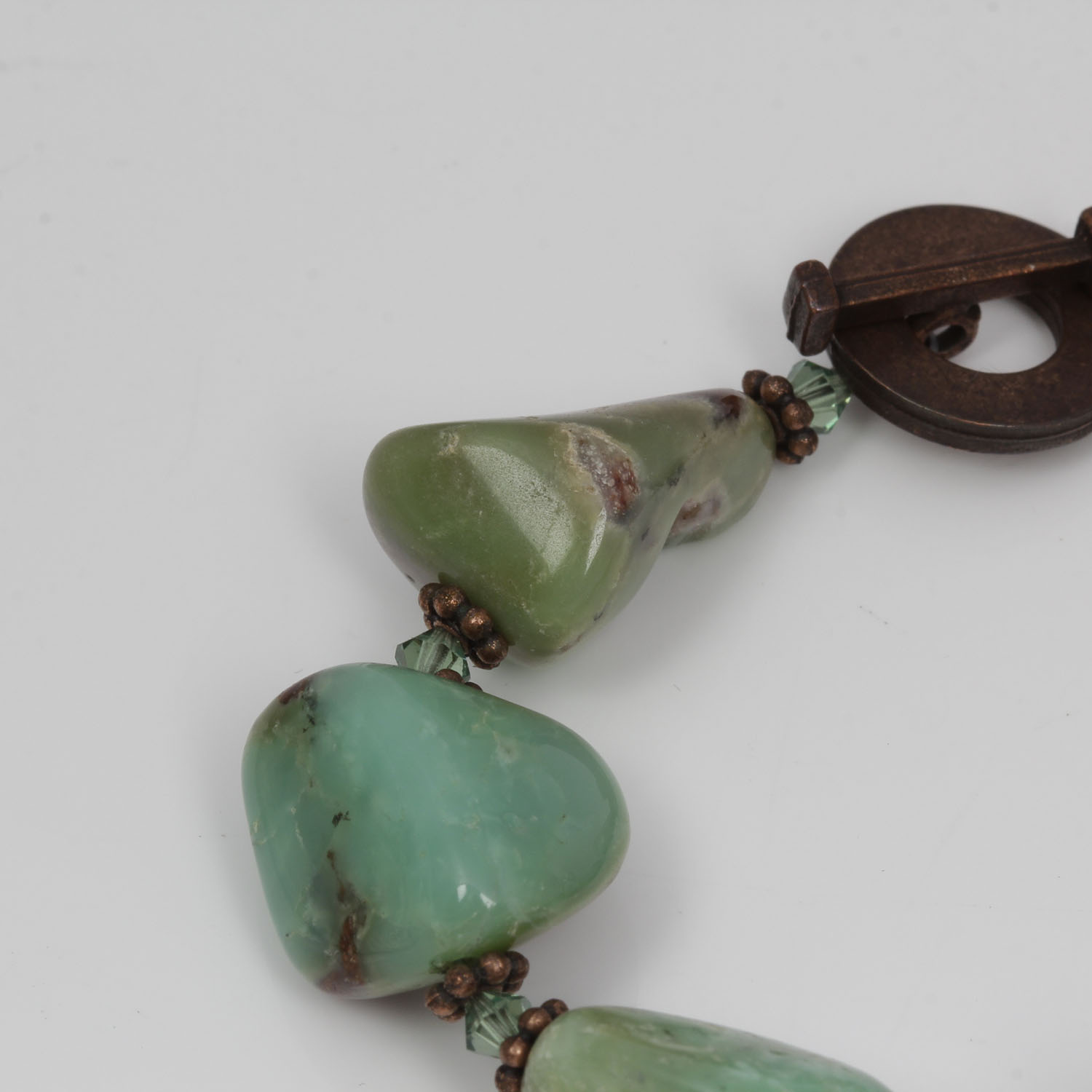 Chyrsoprase Australian Jade Bracelet