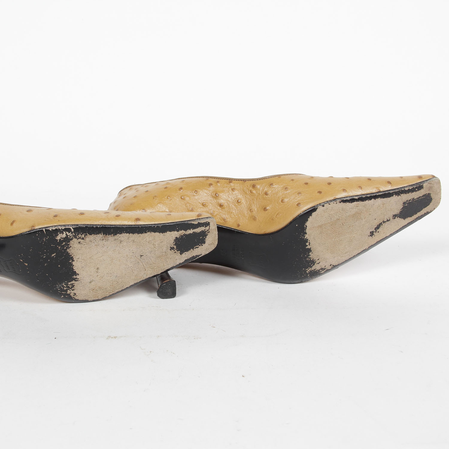 Vintage  Kurt Geiger Ostrich Skin High Heels