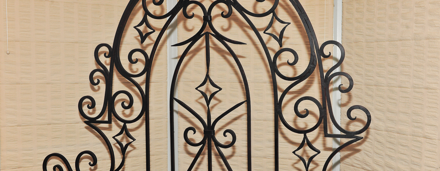 Spanish Style Iron Bed Frame and Linen Set