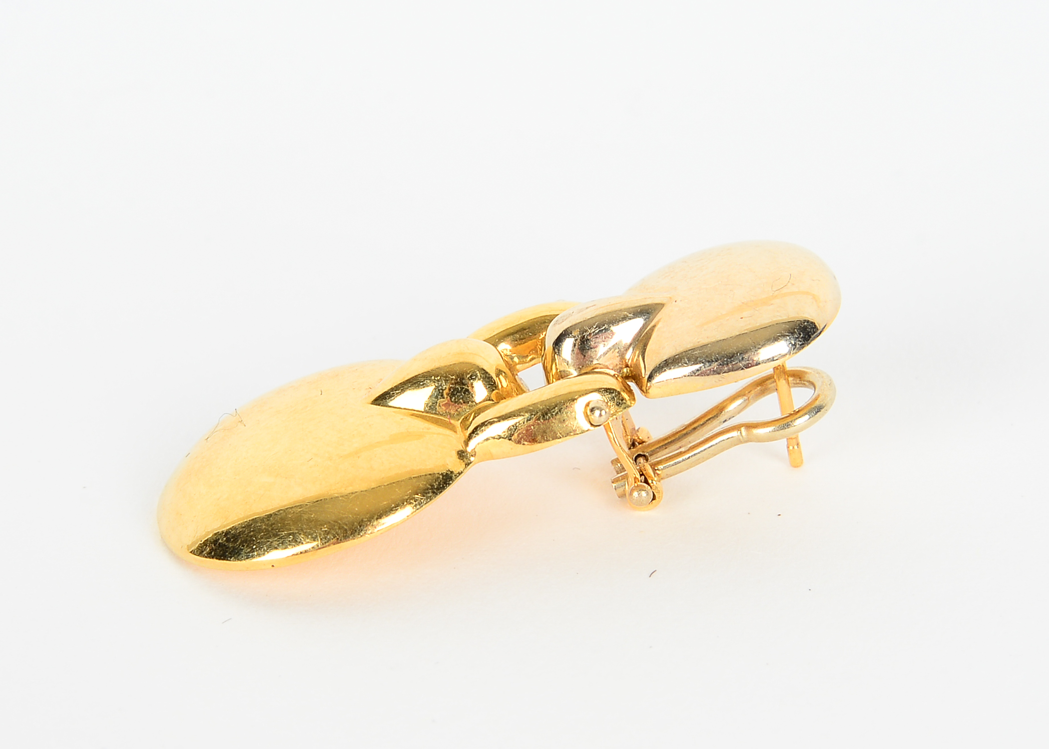 18k Yellow Gold Earrings and Scrap Gold Pieces