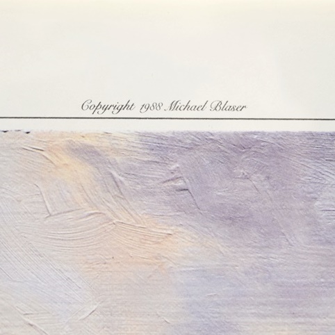 Limited Edition Print "The Public Landing, Cincinnati 1935" by Michael Blaser (American, 20th Century),  Beautifully Framed