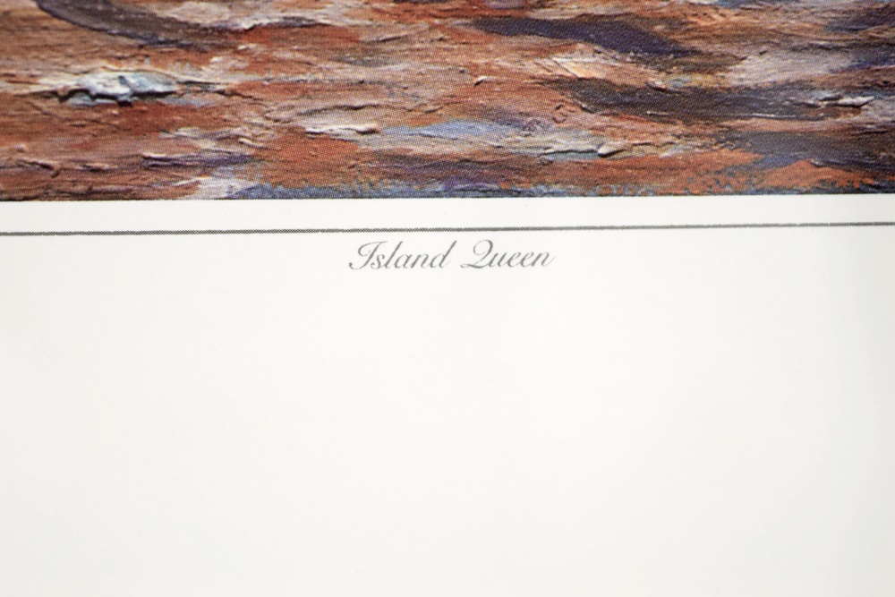 Limited Edition Print "The Public Landing, Cincinnati 1935" by Michael Blaser (American, 20th Century),  Beautifully Framed