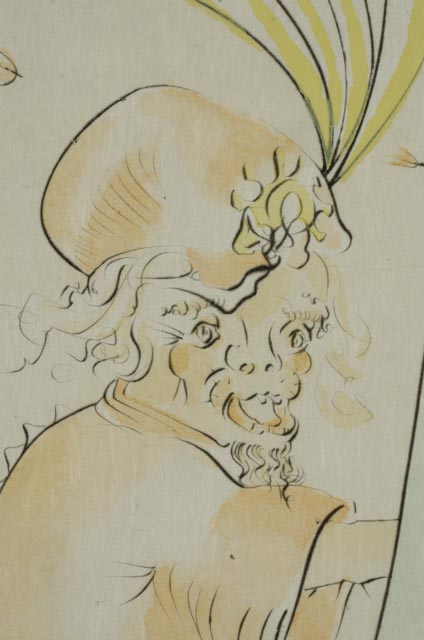 Salvador Dalí Original LE Engraving "Le Singe et le Léopard"