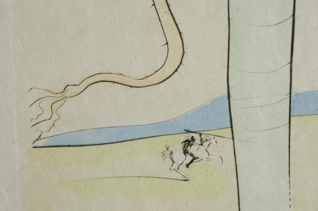 Salvador Dalí Original LE Engraving "Le Singe et le Léopard"