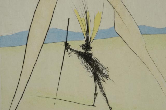 Salvador Dalí Original LE Engraving "Le Singe et le Léopard"