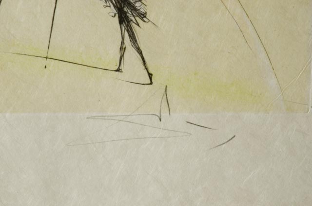 Salvador Dalí Original LE Engraving "Le Singe et le Léopard"