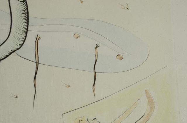 Salvador Dalí Original LE Engraving "Le Singe et le Léopard"