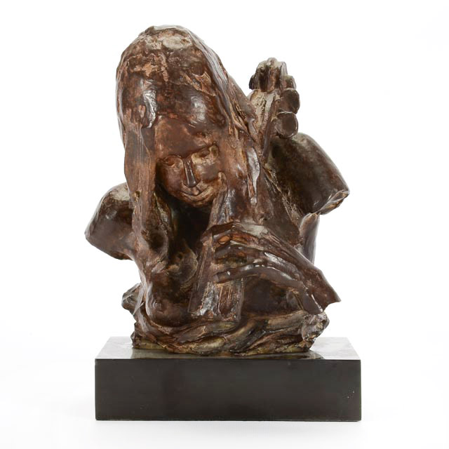 Stanley Bleifeld Bronze Sculpture "The Cellist"