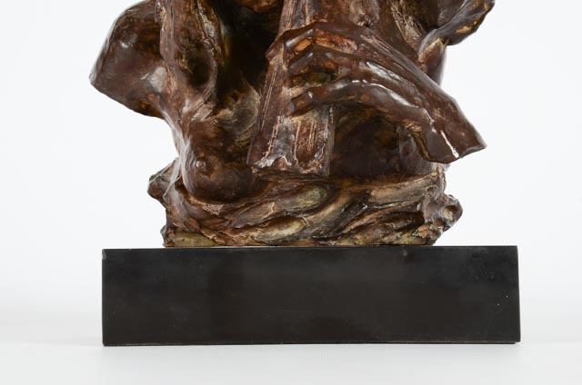 Stanley Bleifeld Bronze Sculpture "The Cellist"