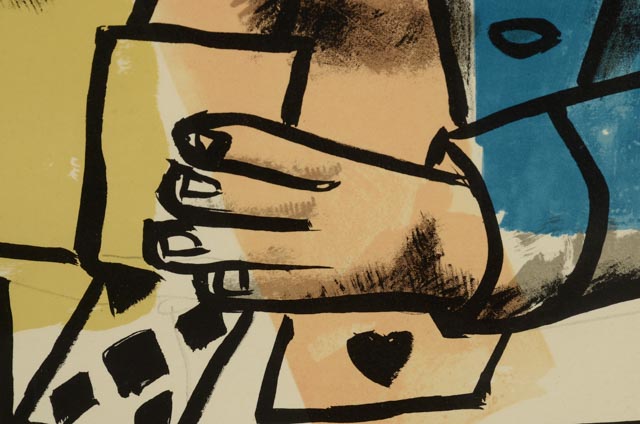 Fernand Leger Stone Lithograph on Paper "Les Soldats"