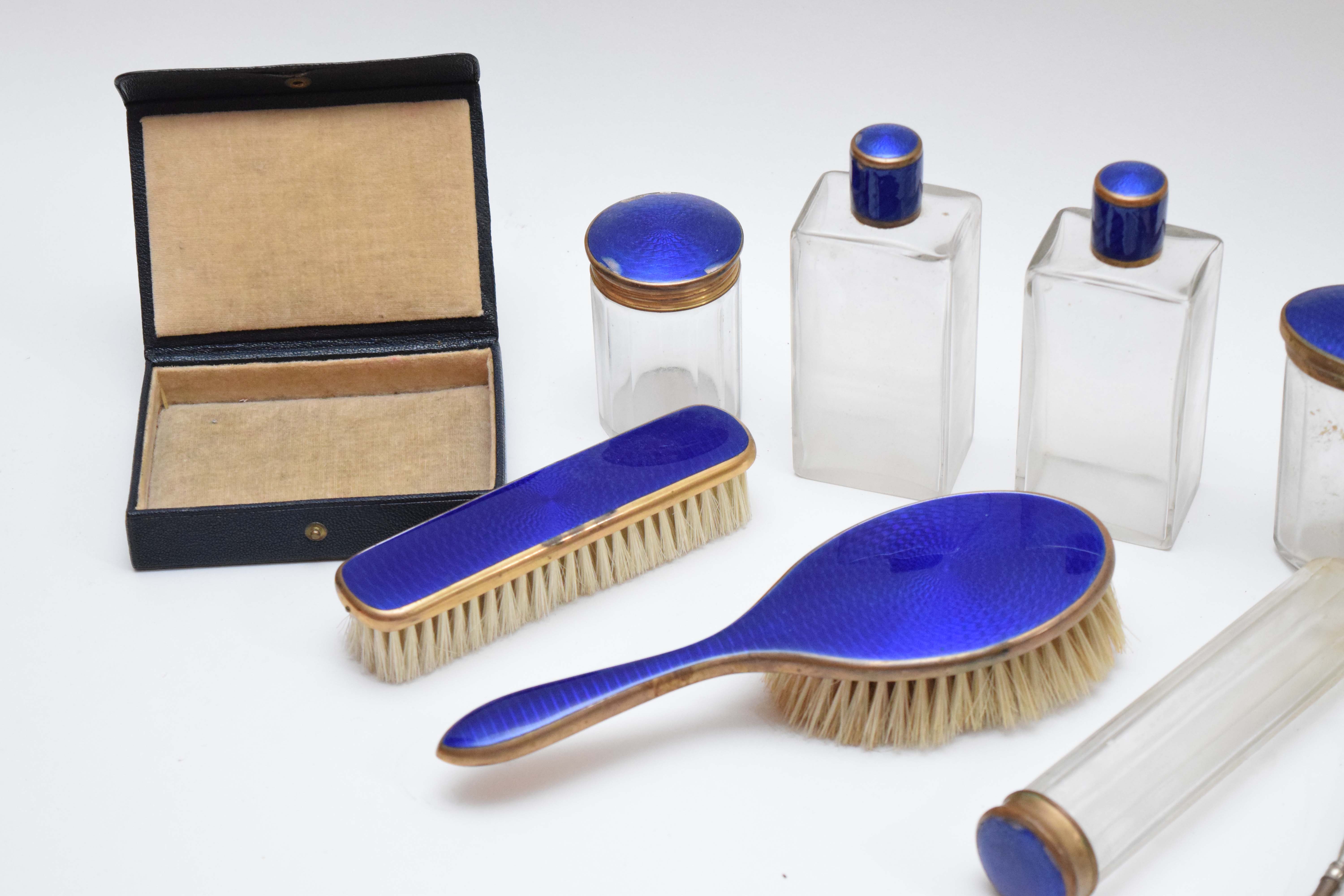 Antique Leather Vanity Case