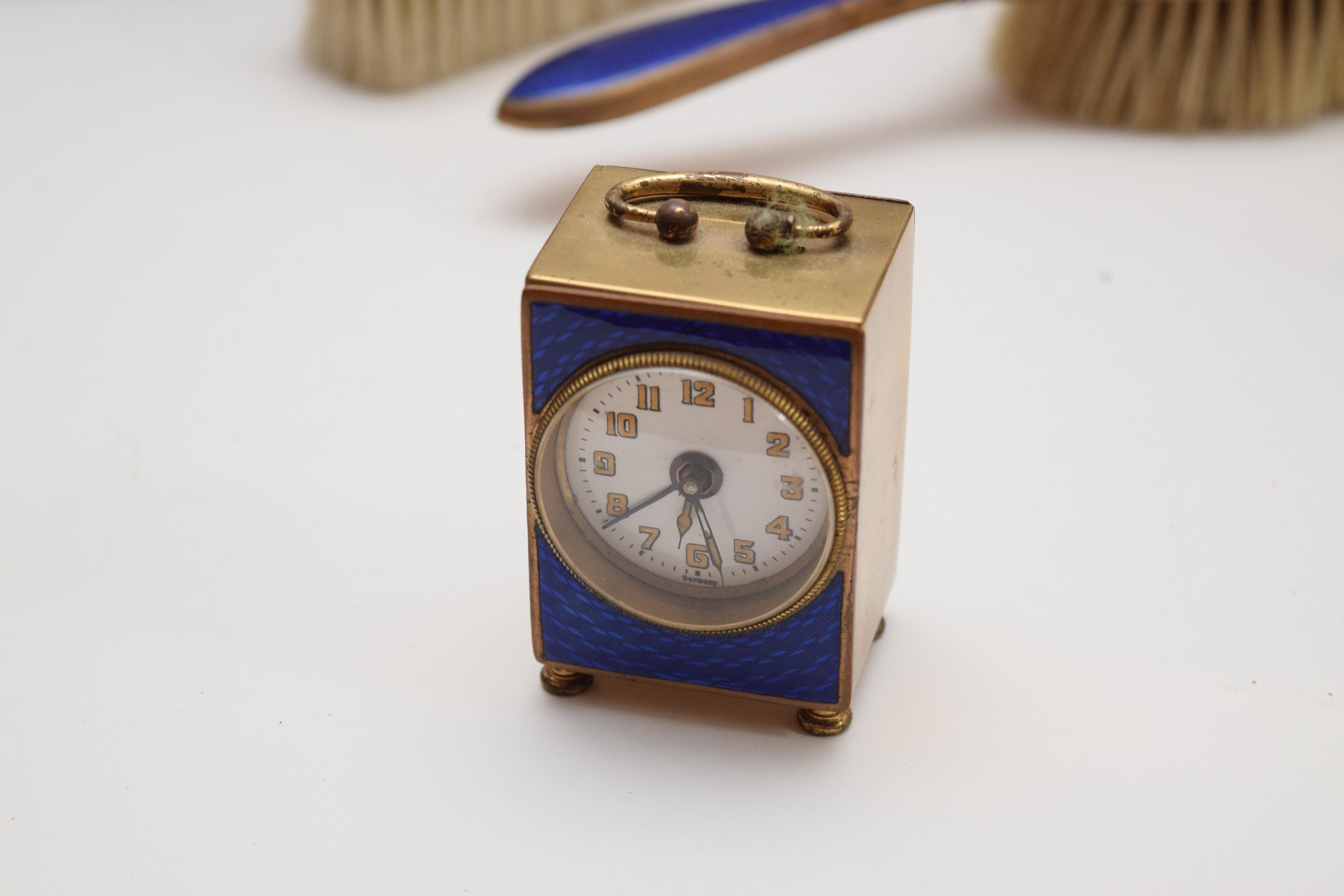 Antique Leather Vanity Case